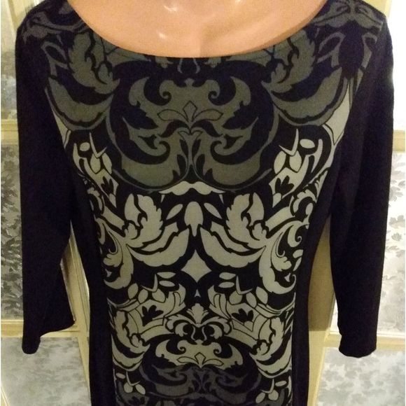 New York & Company Stretch Color block dress - Picture 2 of 13